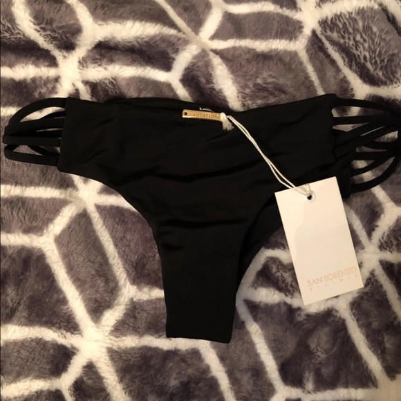 San Lorenzo black bikini bottoms - Picture 2 of 3